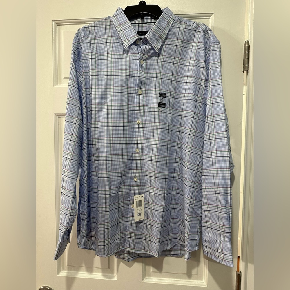 Brand new Tommy Hilfiger slim fit button up